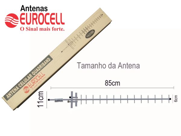ANTENA CELULAR GSM QUADRIBAND 15DBI